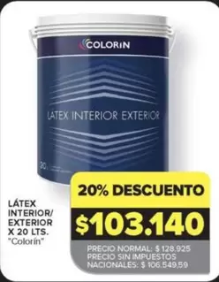 Colorín - Látex Interior/Exterior