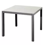 MESA DE COMEDOR 90*90CM ALUMINIO GRIS MATE