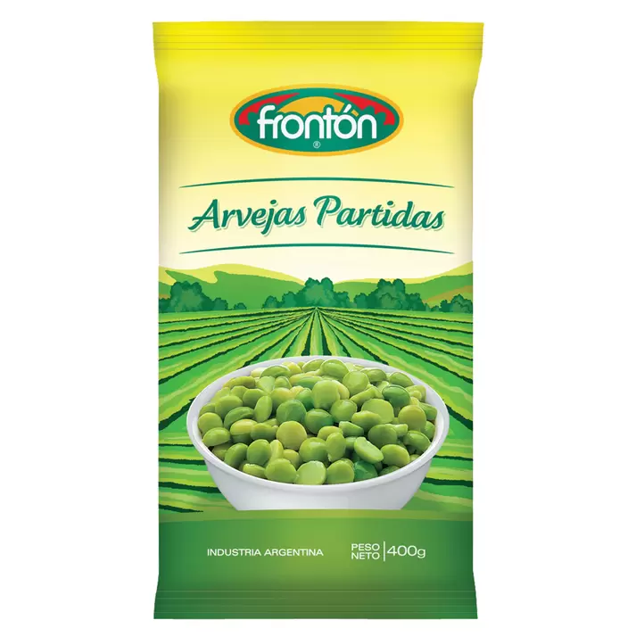 ARVEJAS FRONTON SECAS PARTIDAS BOLSA 400