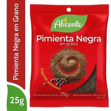 PIMIENTA ALICANTE NEGRA GRANO N.INT 25G