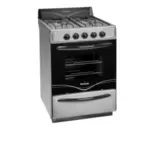 Cocina Multigas  Florencia Flor 5518F 4 hornallas 56 cm inoxidable