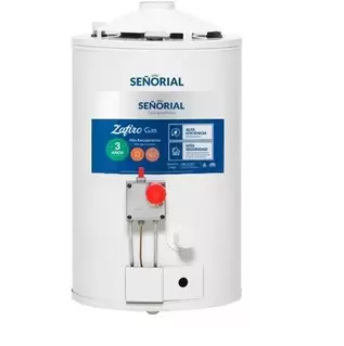 Termotanque Señorial 30 Litros Gas Alta Recuperación conexion Sup/Inf.