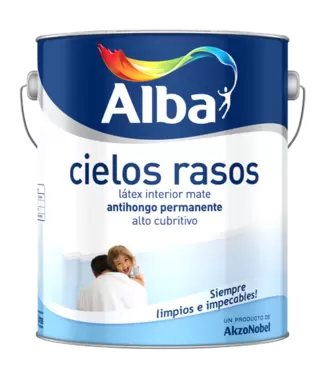 Alba Cielos Rasos Mate Blanco 1 L
