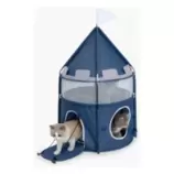 Juego Cat It Castillo 2 Pisos Plegable Vesper Castle Azul