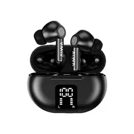 Auricular Aiwa Twa-70N Bluetooth C/base De Carga Color Negro