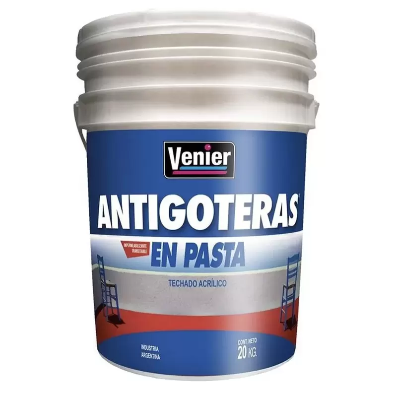 Membrana En Pasta Antigoteras Impermeabilizante Venier 20 Kg