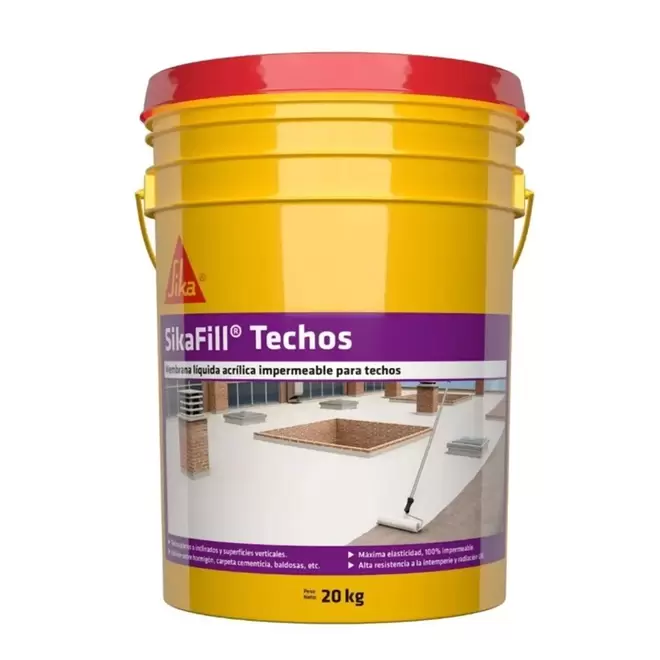 Sikafill Techos Membrana Líquida Impermeabilizante 20kg Sika