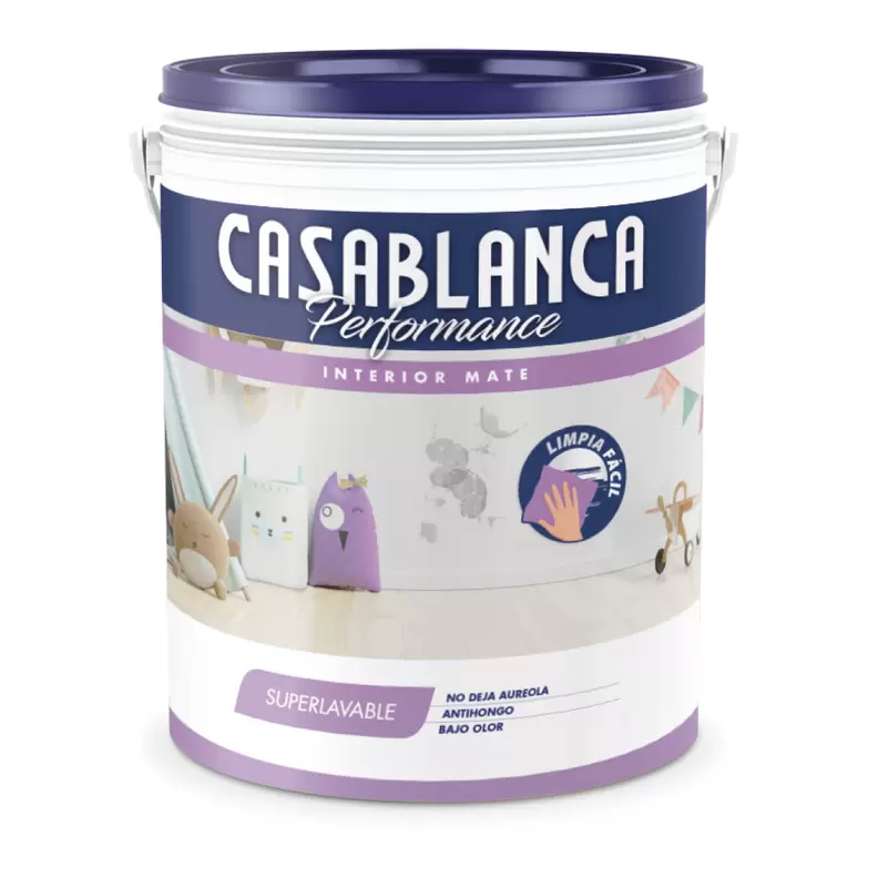 Casablanca Performance Superlavable Látex Interior 20 Lts