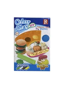 Juego de Masas Color Clay Set De Comida Rapida