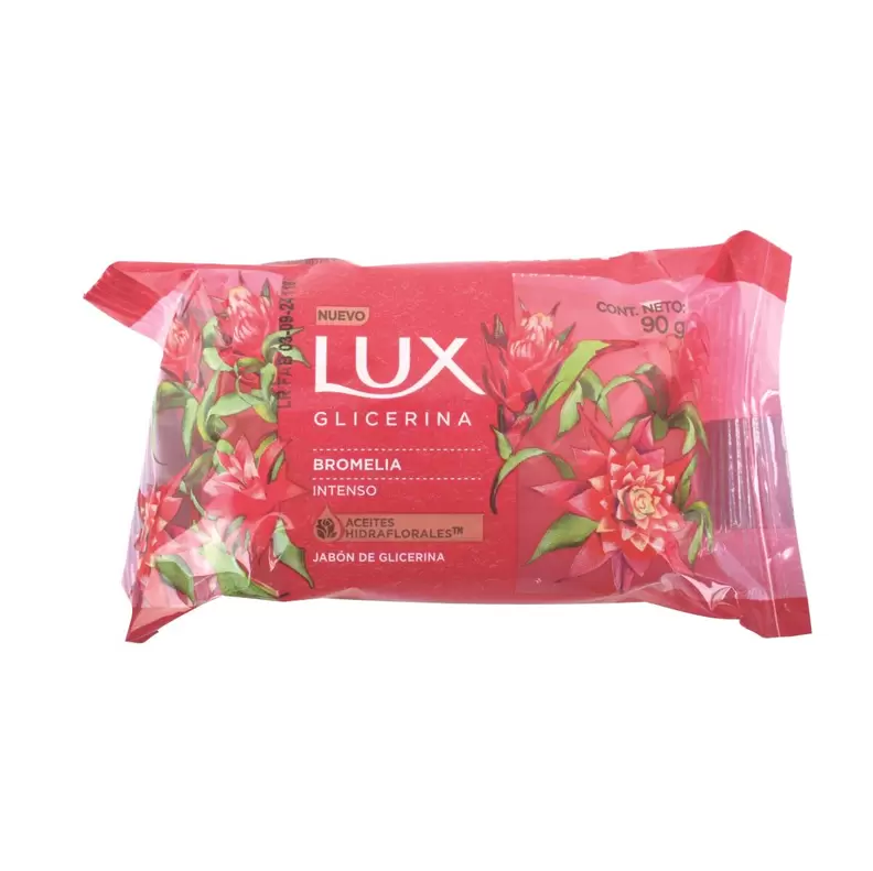 Jabón Tocador Lux Glicerina Bromelia 90G