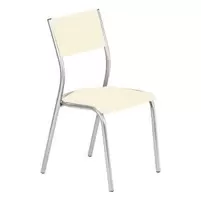 AIMARETTI SILLA BAHIANA C/GRIS CUERINA HUESO