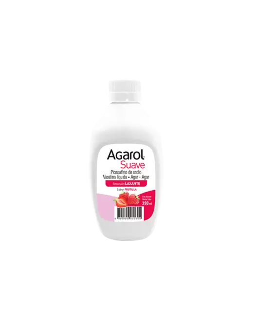 AGAROL - Laxante Suave Sabor Frutilla x 390 ml