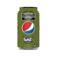 gaseosa lata black pepsi twist  354 ml