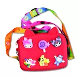 Cartera Pop It Rectangular Con Orejitas Y Pines