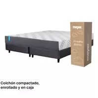 Sommier y Colchón en Caja 2 Plazas y Media Espuma Meyer Dream Compact (160x200)