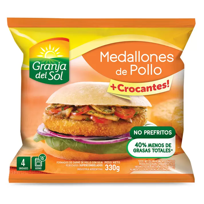 MEDALLON DE POLLO GRAN DE SOL ROCI 330G
