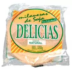 MILANESA SOJA DELICIAS NATURAL X4U