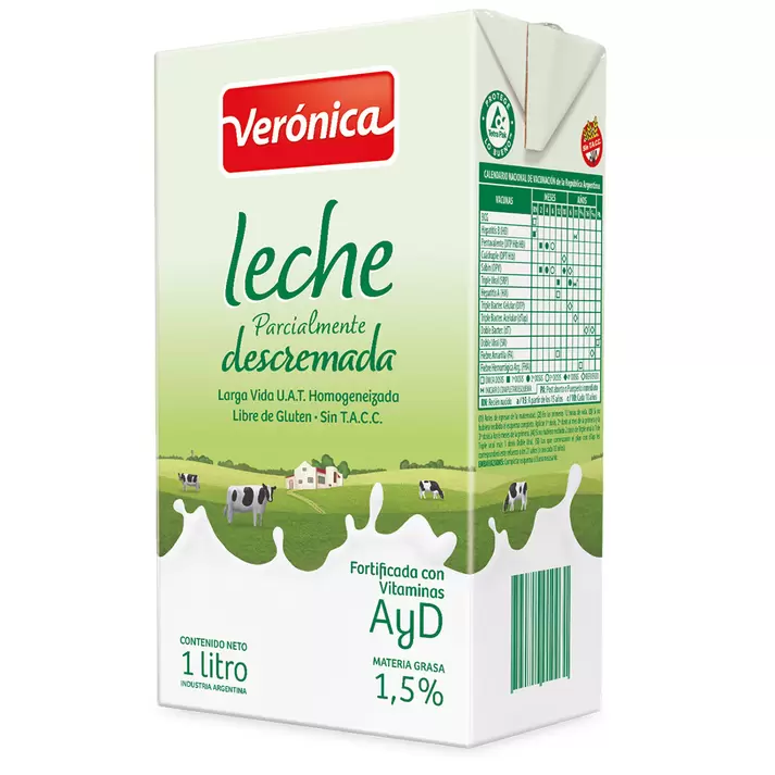 LECHE VERONICA LARGA VIDA DESCREMADA 1L