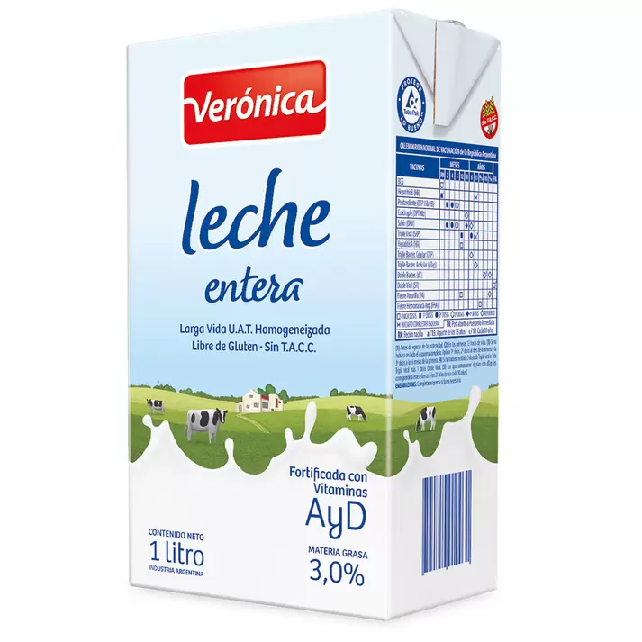 LECHE VERONICA LARGA VIDA ENTERA 1L
