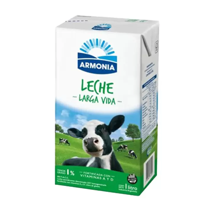 LECHE ARMONIA LARGA VIDA PARC DESC 1% 1L