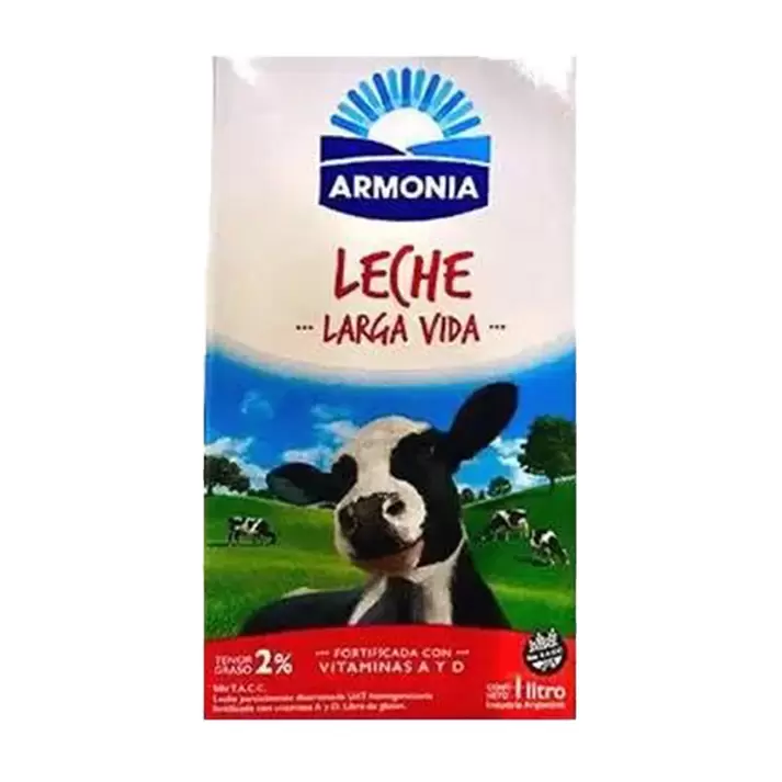 LECHE ARMONIA LARGA VIDA PARC DESC 2% 1L