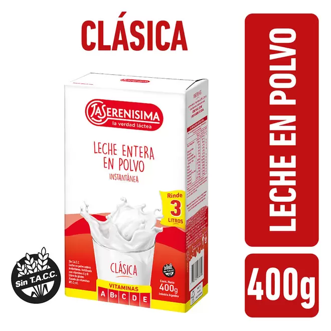 LECHE POLVO LS ENT FORT VIT A,D,B9 400G