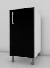 Bajomesada Lugano Ptas 0.40 Negro Ctoalum