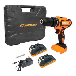 Taladro Percutor Inalámbrico 18V Lusqtoff 2 Baterías Atl18-8b