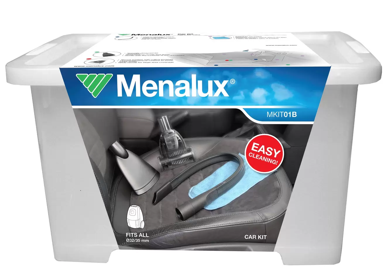 Boquillas Para Aspiradoras AutoKit MKIT01B Marca Menalux