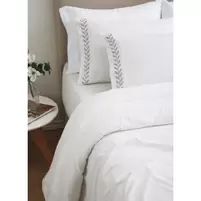 ALCOYANA JUEGO DE SABANAS KING 0054/4 BRODERY BLANCO