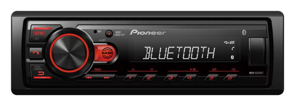 Auto Estéreo Pioneer MVH-S235BT Con Bluetooth