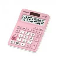CASIO CALCULADORA MX-12B-PK ESCRITORIO 12 DIG DISP EXTRA GRANDE ROSA