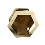 Gatificaciones Casa Tofu Hexagonal Terciado
