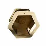 Gatificaciones Casa Tofu Hexagonal Terciado