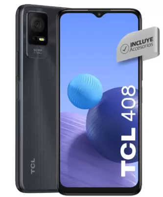 Celular Tcl 408 6.6" 6Gb 64Gb Gravity Gray