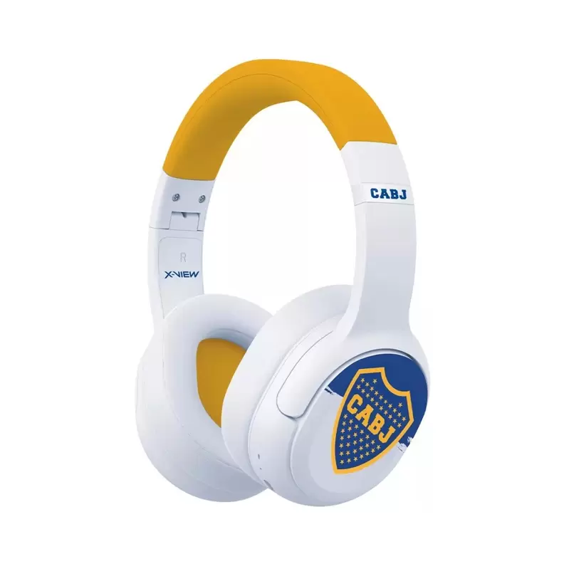 Auriculares Bluetooth X-View Boca Juniors Blanco