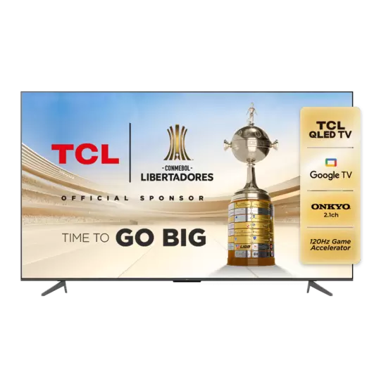 Smart TV TCL 65" QLED 4K UHD 65C655A con Google TV y Asistente de Voz