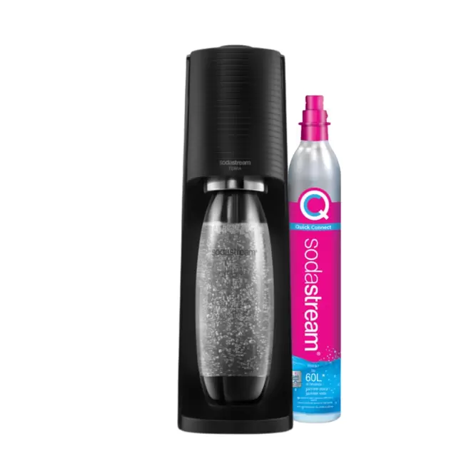 Maquina Para Hacer Soda Terra Black C/Cilindro y Bot
