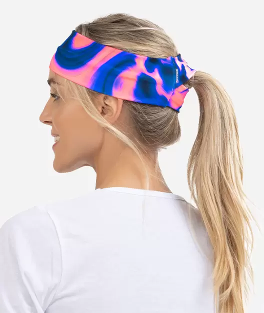 Vincha deportiva AIR-FIT sublimado con abertura para pasar pelo