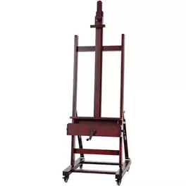 Atril Seurat vertical lustrado a manivela con sistema de tornillo
