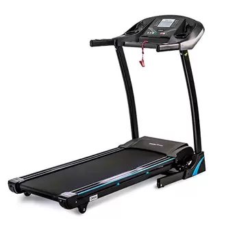 Cinta motorizada 16 km/h. Banda 42x125 cm, resiste 125 Kg, con inclinación aut. (4.0 HPP).