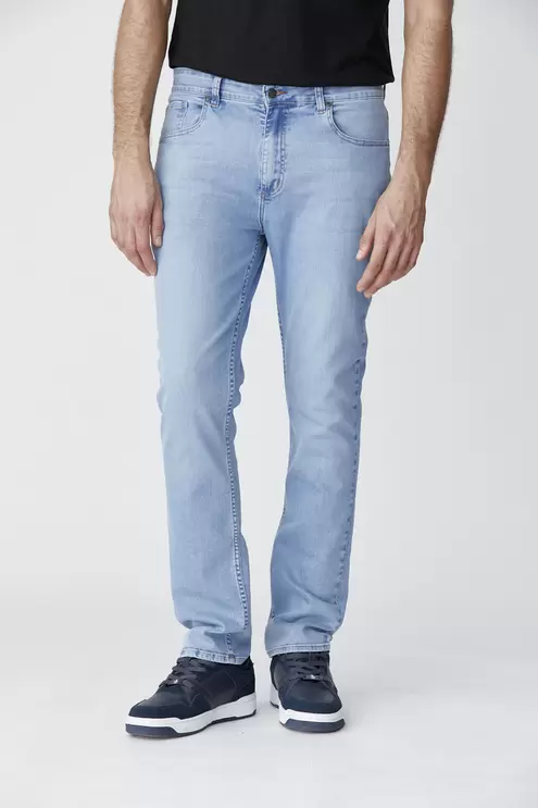 Straight Denim Faded Indigo