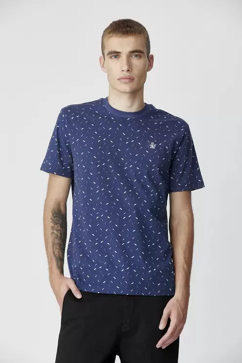Ss Geo Print Tee