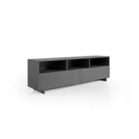 Rack TV Mesa Mueble TV Moderno 60 pulgadas 160cm Color Negro