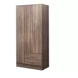 Placard 3 puertas 2 cajones Color Moccha ricchezze