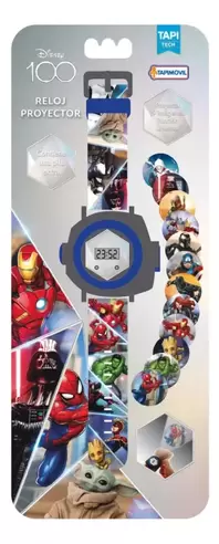Reloj digital proyector Marvel Disney 100 – Tapimovil