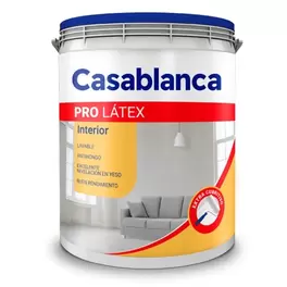 Látex Interior Casablanca Pro Blanco Mate 20 Litros