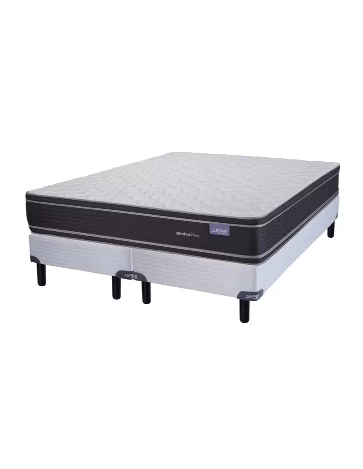 COLCHÓN + SOMMIER INDUCOL NIMBUS FIRM ESPUMA 160X200X26