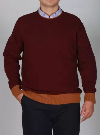 SWEATER ESCOTE REDONDO COMB