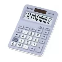 CASIO CALCULADORA MX-12B-LB ESCRITORIO 12 DIG DISP EXTRA GRANDE CELESTE